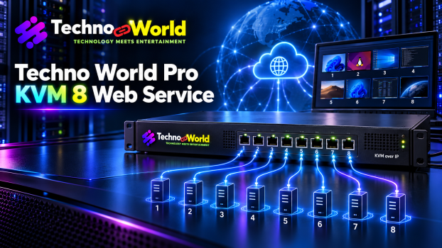 Techno World Pro KVM 4 Web Service
